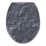 Asiento De Inodoro Wenko  Slate Rock, Azul Oscuro