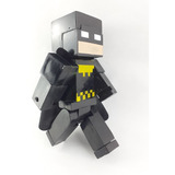 Figura Juguete Muñeco Minecraft Batman Capa Luz