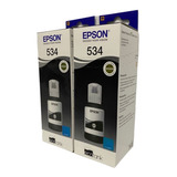 Pack Combo   Botellas De Tinta Epson T534 Bk Facturado