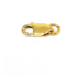 Fecho Tamanho 9x4mm Ouro 18k 0,30 Gramas !