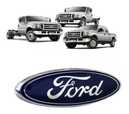 Emblema Da Grade Ford F250 F350 F4000 2007/2016 Paralelo