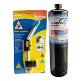 Kit Soplete Boquilla Y Gas Turner Para Soldar Refrigeracion