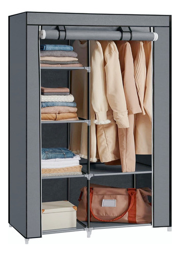 Armario De Tela Desarmable Closet Plegable Doble 105 X 175cm