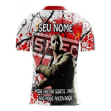 Camiseta Camisa De Time São Paulo Personalizada Unissex+nome