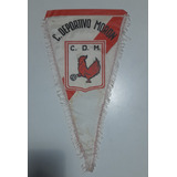 Antiguo Banderin Club Atletico Moron Años 70 Original