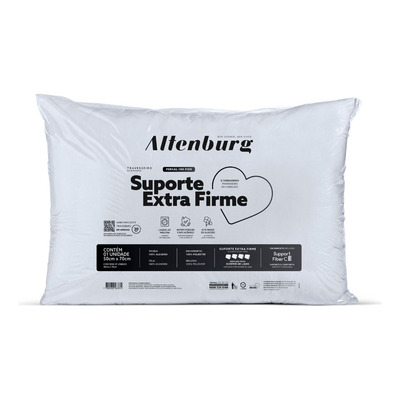 Travesseiro Altenburg Suporte Extra Firme Tradicional 70cm X 50cm Cor Branca