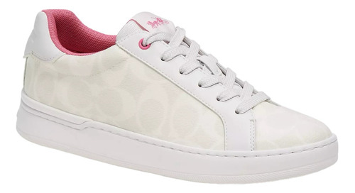 Tenis Coach Clip Low Top Signature Monogram Para Mujer 