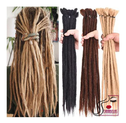 Extensiones Rastas Dreadlocks Pelo Natural 1 Metro Largo