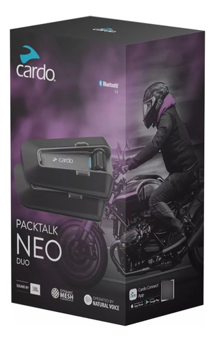Intercomunicador Casco Cardo Packtalk Neo Duo Avant Motos