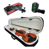 Kit Violino Barth 4/4 C/ Estojo Termico+ Espaleira+ Afinador