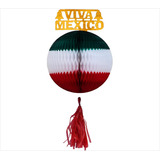 Decoración Patrias Esfera Tricolor #7 20 Pz 