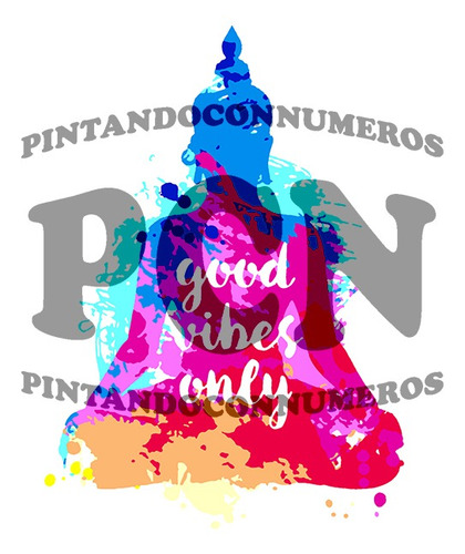 Pcn - Pintando Con Numeros - 5-buda Colores-30x36