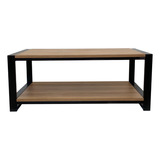 Mesa Ratona Living Mod Tavoline Linea Black&wood Industrial