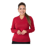 Kit 2 Blusa De Frio  Feminina Lã Tricot Decote V Atacado