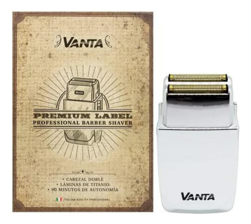 Afeitadora Vanta Premium Label Shaver Plateada