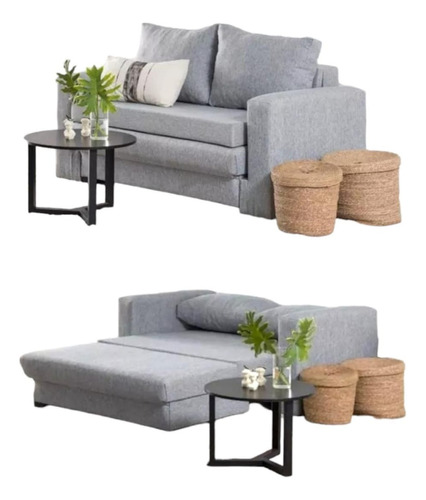 Sofa Cama Cubo Amour Deco De Dos Cuerpos Linea Premium