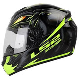 Casco Cerrado Ls2 Rookie Stinger Ngo/ Ama Fluo