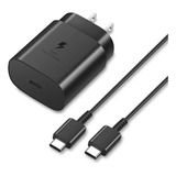 Cargador Tipo C 25w Carga Rápida Usb C 1m Para Samsung, Hu