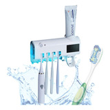 Dispenser De Creme Dental Esterilizador Aplicador Suporte Uv