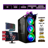 Cpu Gamer Barato I5 +8gb +ssd 240gb+monitor+kit Gamer