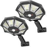 Bnt Luces Solares Para Exteriores, 168 Led 6500 K, Luz De In