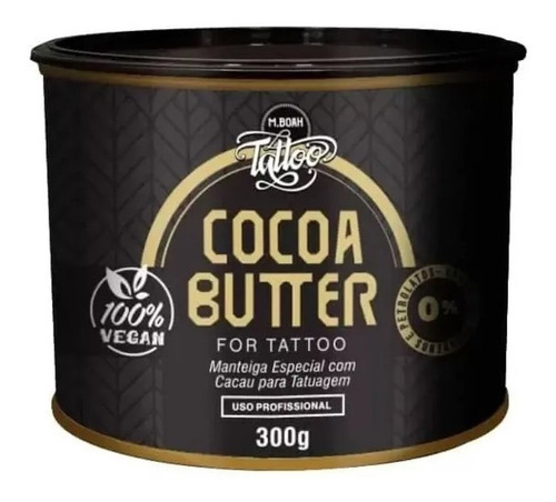 M.boah Tattoo Cocoa Butter Manteiga Com Cacau 300gr