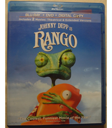 Blu-ray Importado Rango - Johnny Depp