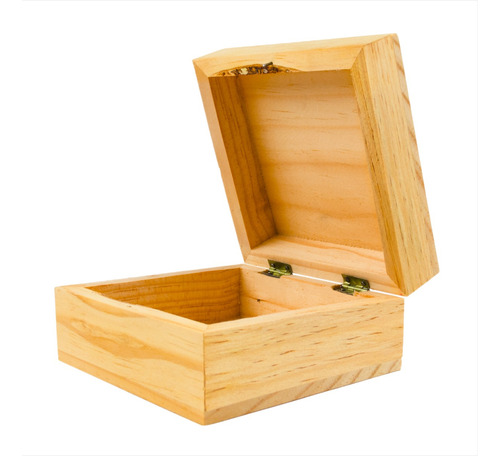 Caja Para Regalo Chica De Madera 100% Natural