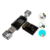 Usb Adaptador Micro Sd  Card Para Computador Tv Celular