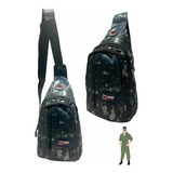 Bolso Cruzado Militar Camuflado + Tactico + Seguros +calidad