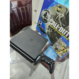 Play 4 Slim 1 Tera Con 1 Control Y 1 Juego Fisico Y Caja 