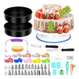 Kit De Decoracion De Pasteles, Juego De Suministros Para Hor