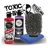 Toxic Shine | Kit Combo Lavado | Básico #45 | Shampoo + Cera