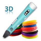 3d Printer Pen With Abs Filament + 50 Extra Filaments