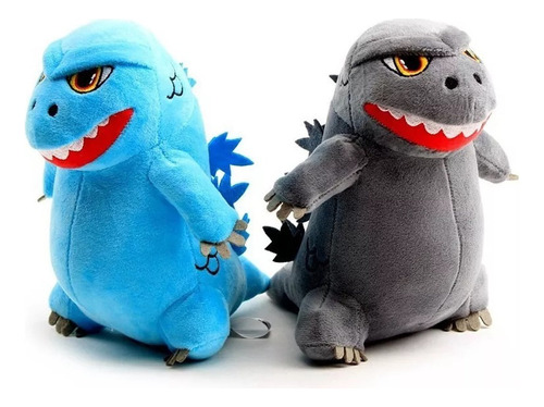 2 Piezas Godzilla Muñeca Dinosaurio Monstruo Peluche Juguete