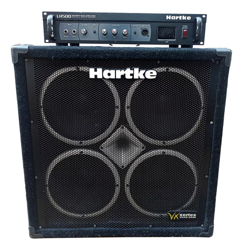 Cabeçote Baixo Lh500 + Caixa Acustica Hartke Vx 410 Usado