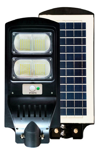 Luminaria Solar 60w Reflector Led Sensor Control Remoto Luz