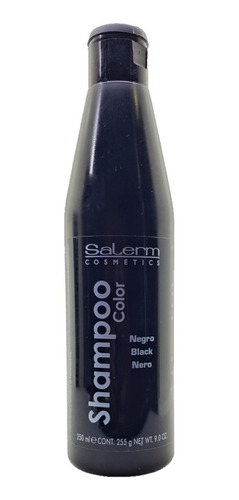 Shampoo Negro Salerm 250ml Intensifica El Color Del Cabello