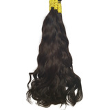 Cabelo Natural Mega Hair Liso Ondulado 70 A 75 Cm 50 Gramas.