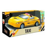 Auto Taxi A Friccion Con Luces Y Sonidos 1:28 Orig Magnific