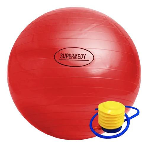 Bola De Ginástica Supermed 45cm Vermelha