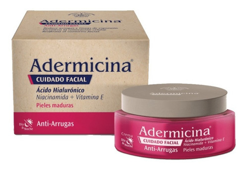 Adermicina Facial Arrugas Acido Hialuronico X 90grs Pack X 3