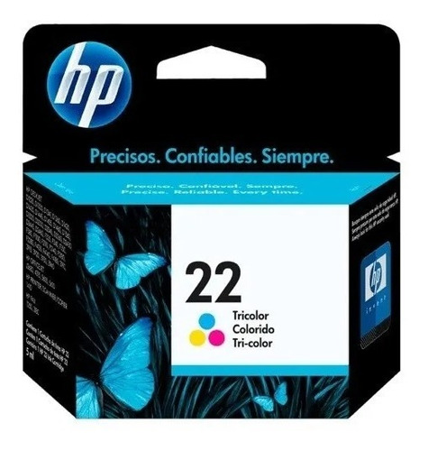 Tinta Hp 22 Original Sellada C9352al Tricolor 2022 Env. Incl