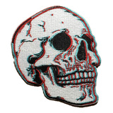 Patchclub Parche De Calavera 3d Totalmente Bordado - Parche 