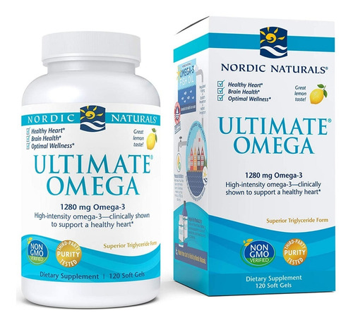 Omega 3 1280mg Nordic Naturals Dha 450mg 120 Cápsulas (eua)