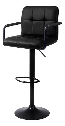 Silla De Bar Piso Taburete Homely Noir Comfort 61-81cm