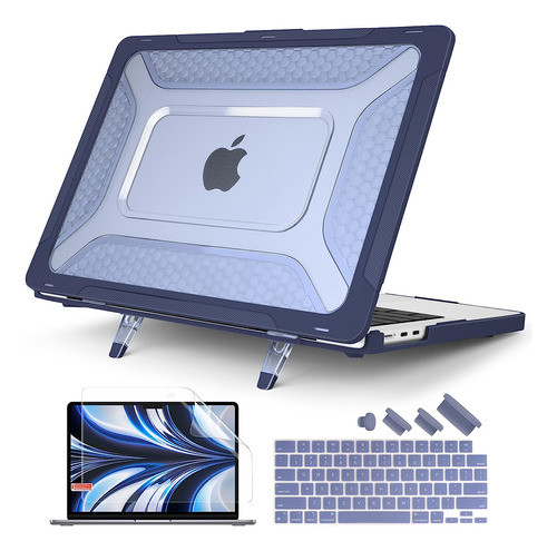 Funda Para Macbook Air 13.6 M2 + Accesorios - Azul