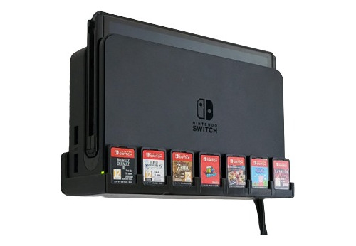 Soporte A Pared Nintendo Switch Oled Mas 2 Controles
