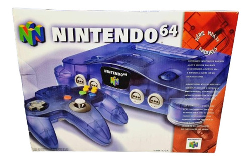 75- Console Nintendo 64 - Edição Sabores: Uva Playtronic