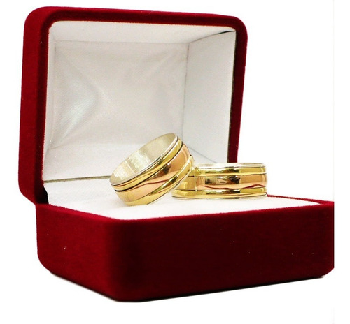 Alianzas Casamiento Plata 925 Oro Anillos Para Compromiso